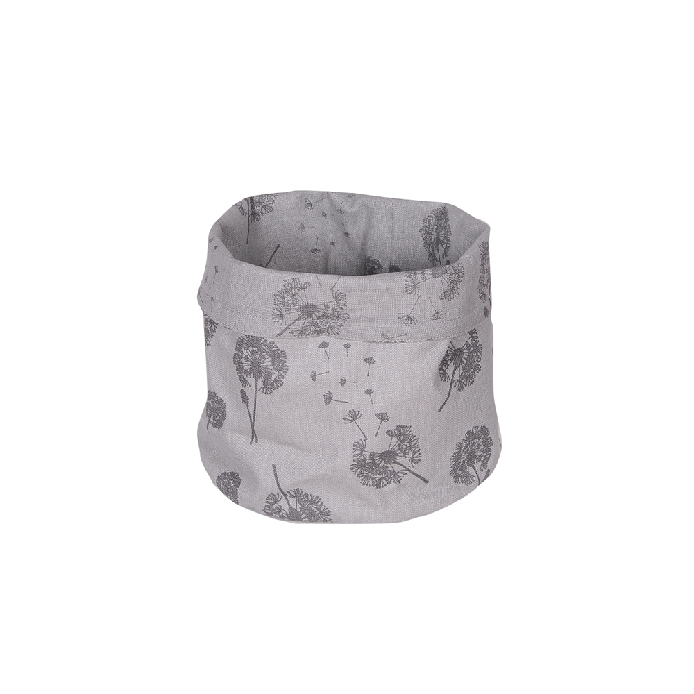 Brotkorb "Pusteblume" all over Druck grau